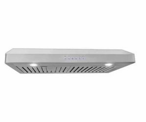 Proline Range Hoods 30 in. 600 CFM Under Cabinet Range Hood with Light in Stainless Steel