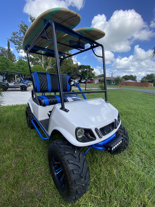 Club car ds custom lifted 48v spartan fully upgraded golf cart for Sale