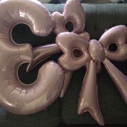 3rd Birthday Pink Balloons 