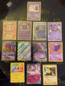 Pokémon Card Lot (mostly Gengar cards) NEAR MINT!!!