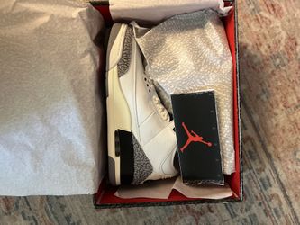 Jordan 3 White Cement Reimagined – DS Size 12 w/ SNKRS Receipt