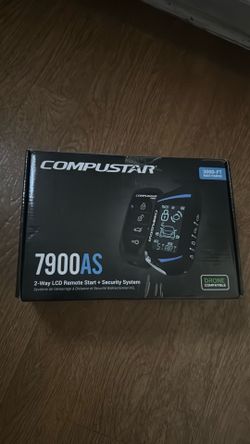 Compustar 7900AS 2 way lcd remote start + security system