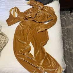 Fabletics Set Size XS Velour 