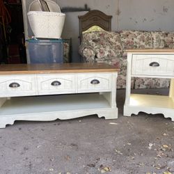 Coffee Table And End Table 