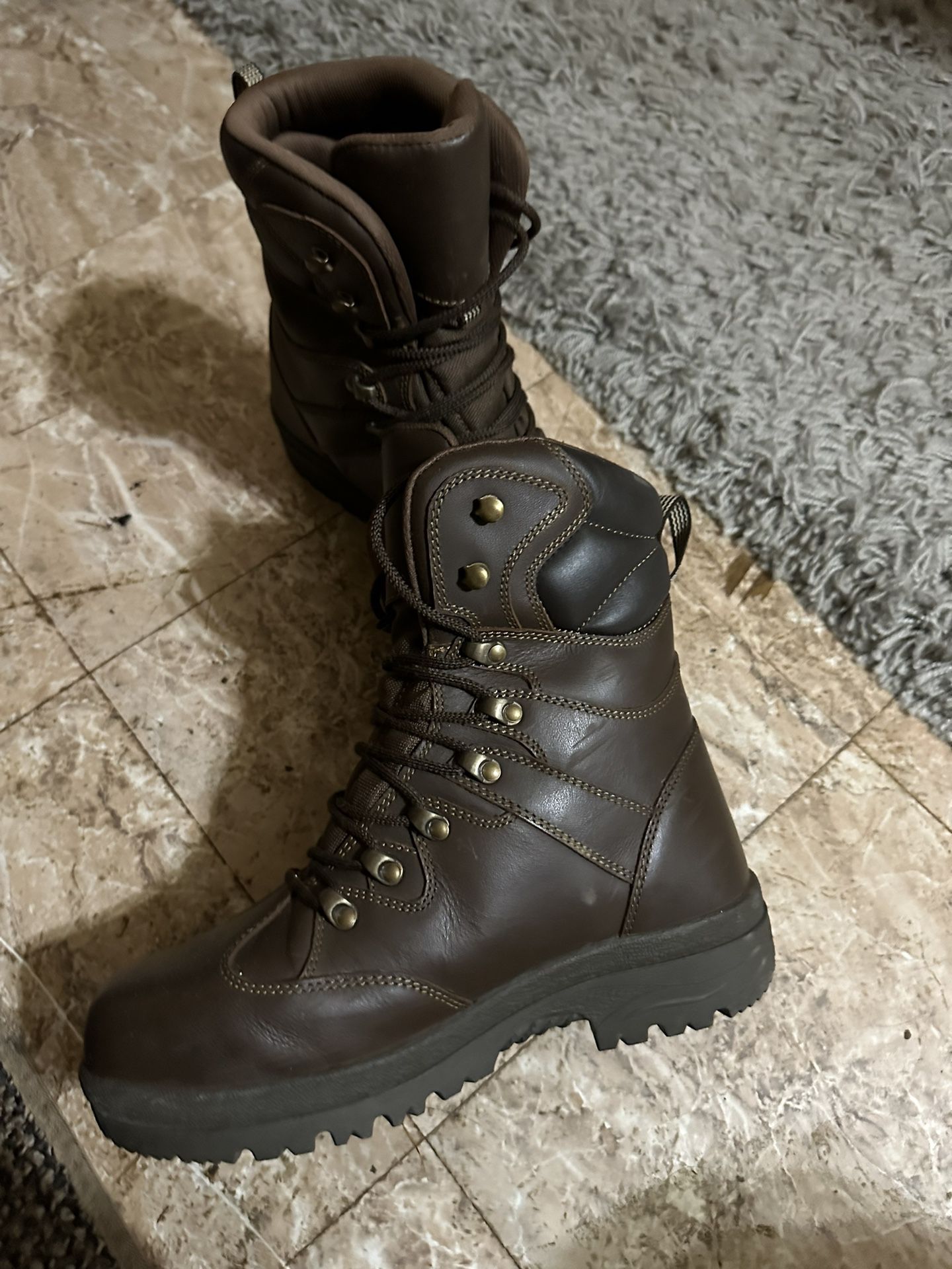Brown, Steel Toed Men’s Work Boots
