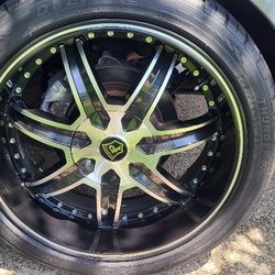 20" Rim's & Tires. Will Do Partial Trade For 3K Amp and Cash
