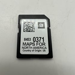 GM-0 2020 Cadillac GMC Chevrolet SD navigation memory card, General Motors, OEM 8 1 maps for North America
