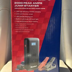 Duralast 12V 2000A Battery Jump Starter