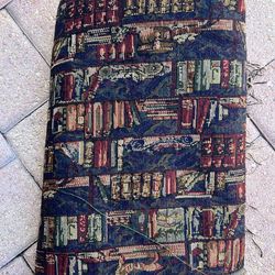 vintage-style woven tapestry
