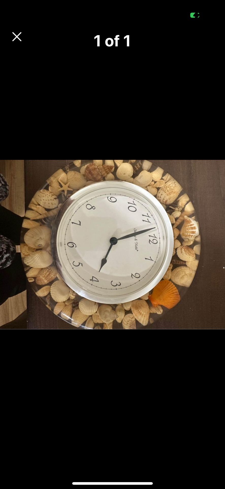 Seashell Clock