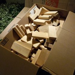 Box Of Various Shapes Wood