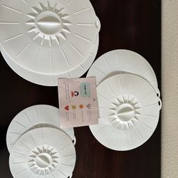 Silicone lids 6 pack. 8” 10” 12 inches