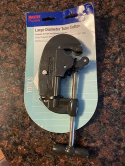 Master Plumber Large Diameter Tube Cutter 5/8”-2-1/8” OD