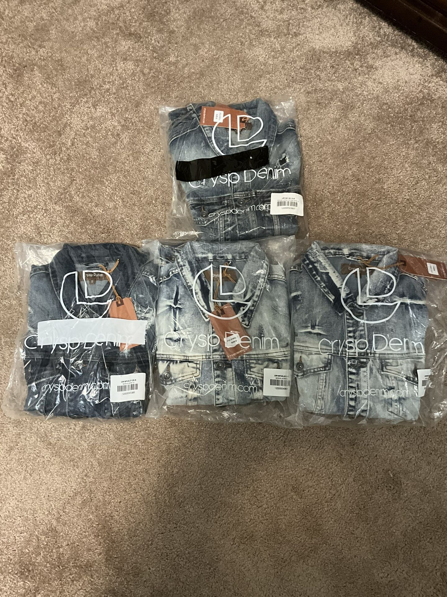 Crysp Denim Jean Jackets