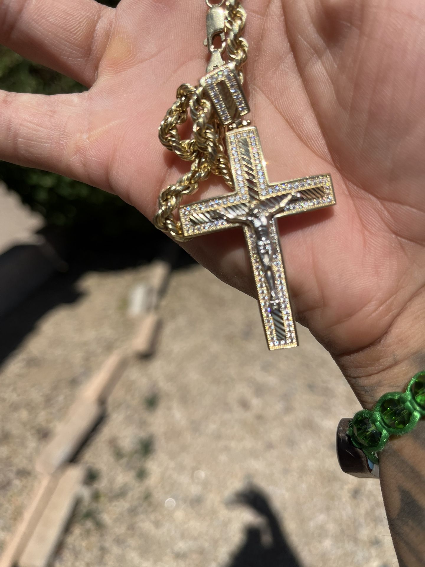 20” Real Gold Chain & Pendant $1600