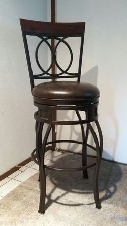 AHB Metal Swivel Bar Stool