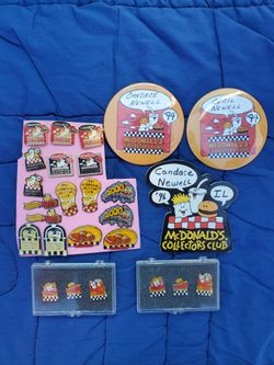 McDonald's Collectors Club Pin Large Lot