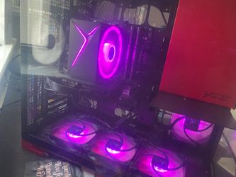 Powerful gaming PC with an AMD Ryzen 7 5700 processor. This Gaming desktop has 32GB of RAM and a 2TB SSD for storage. It is equipped with an NVIDIA Ge