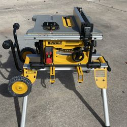Dewalt Table Saw With Rolling Stand