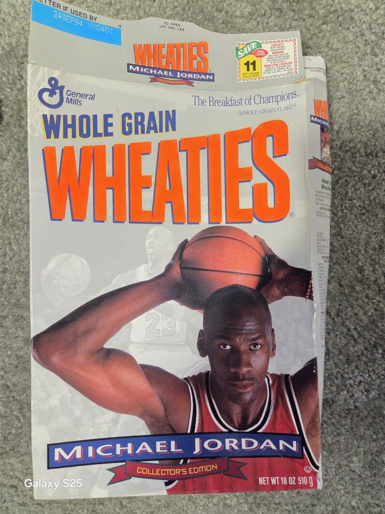 Michael Jordan Collectors Wheaties Box