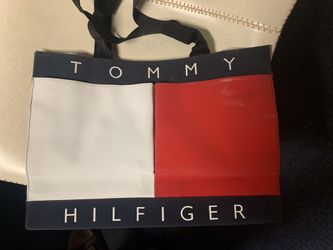 Tommy Hilfiger logo tote bag - red/white/navy