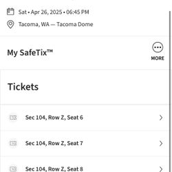 PBR Tacoma Tickets 