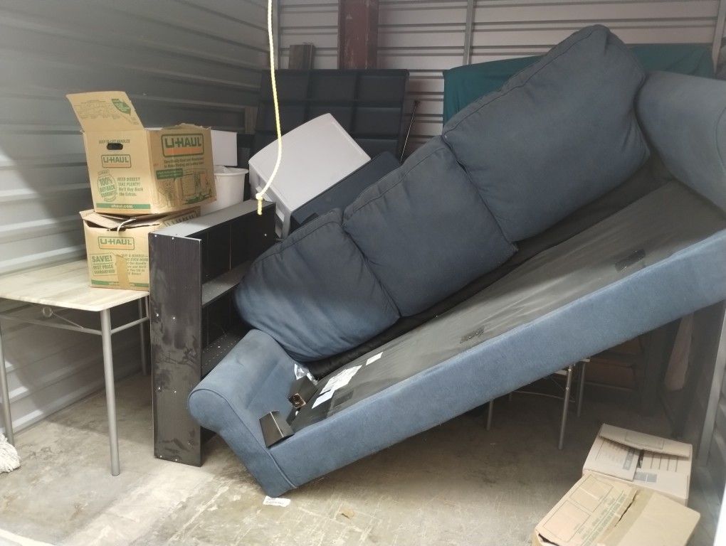Storage unit things, mostly furniture