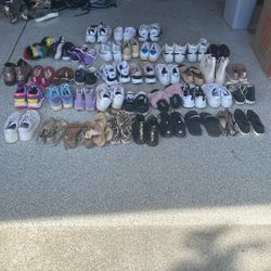 Girls Shoe Lot 4-10