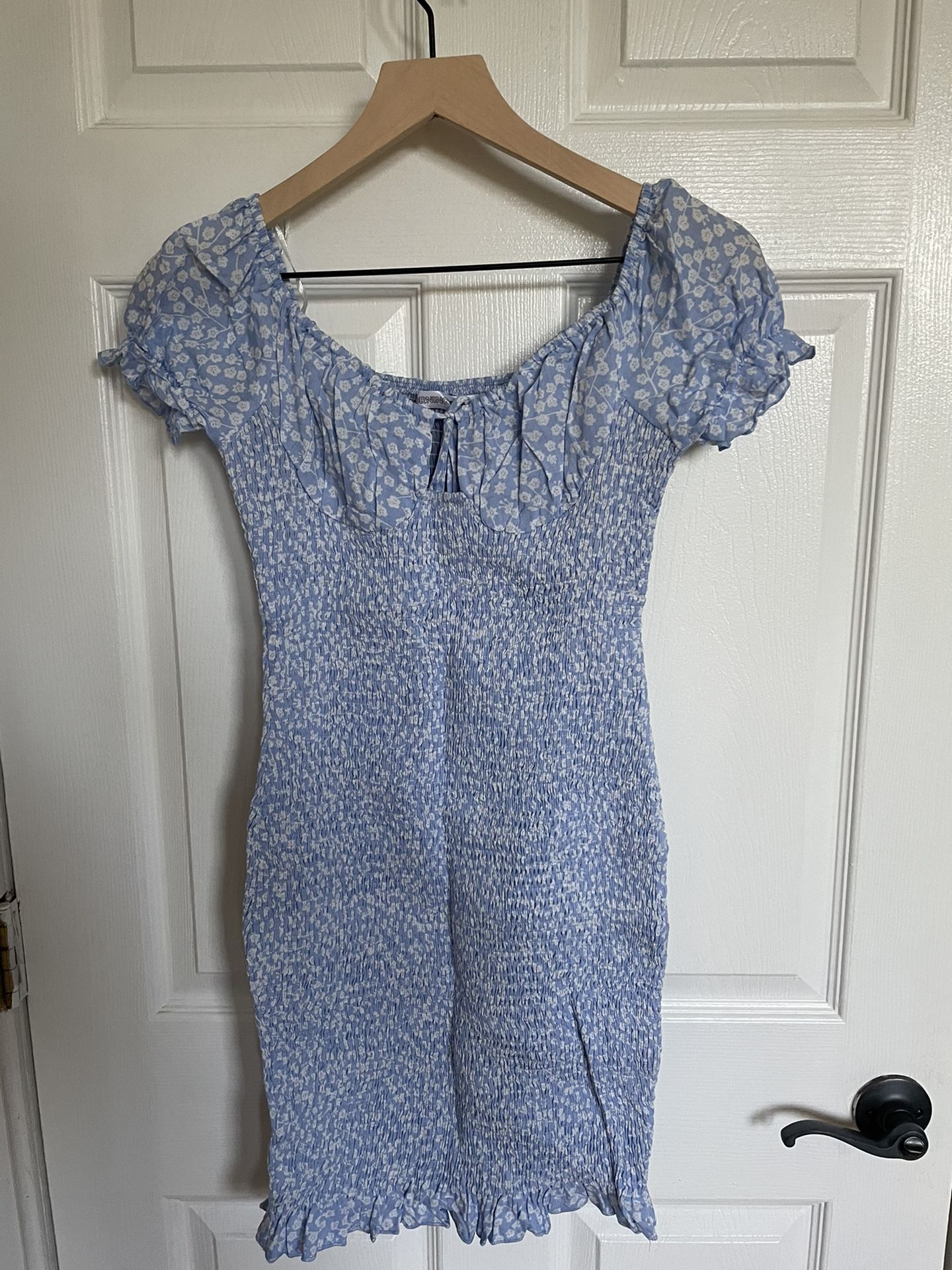 MorningMist Off Shoulder Dress