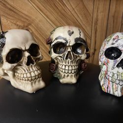 Halloween Treats Day Of Dead Skulls (Set)