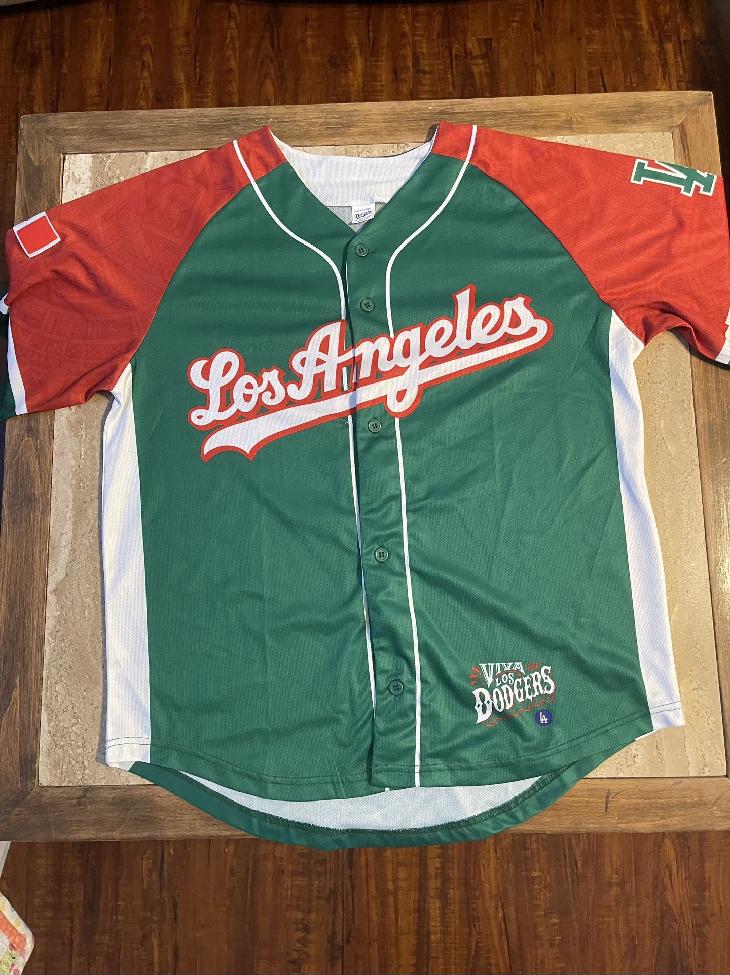 2022 LA Dodgers Mexican Heritage Night Jersey
