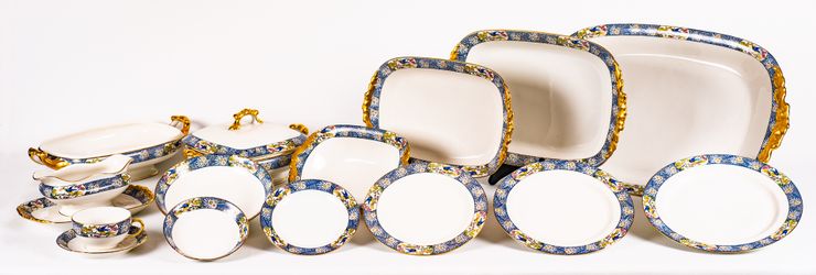 Limoges Dinnerware Set By Jean Poulyat.