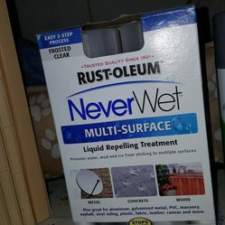 New Rustoleum Never Wet