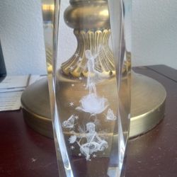 3D Etched Crystal Paperweights