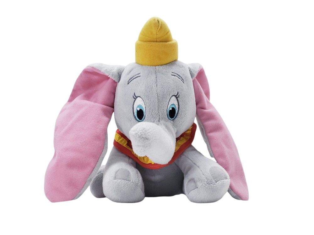 Disney  Kohl's Care 12" Dumbo Flying Elephant Gray Plush Stuffed Animal Big Ears