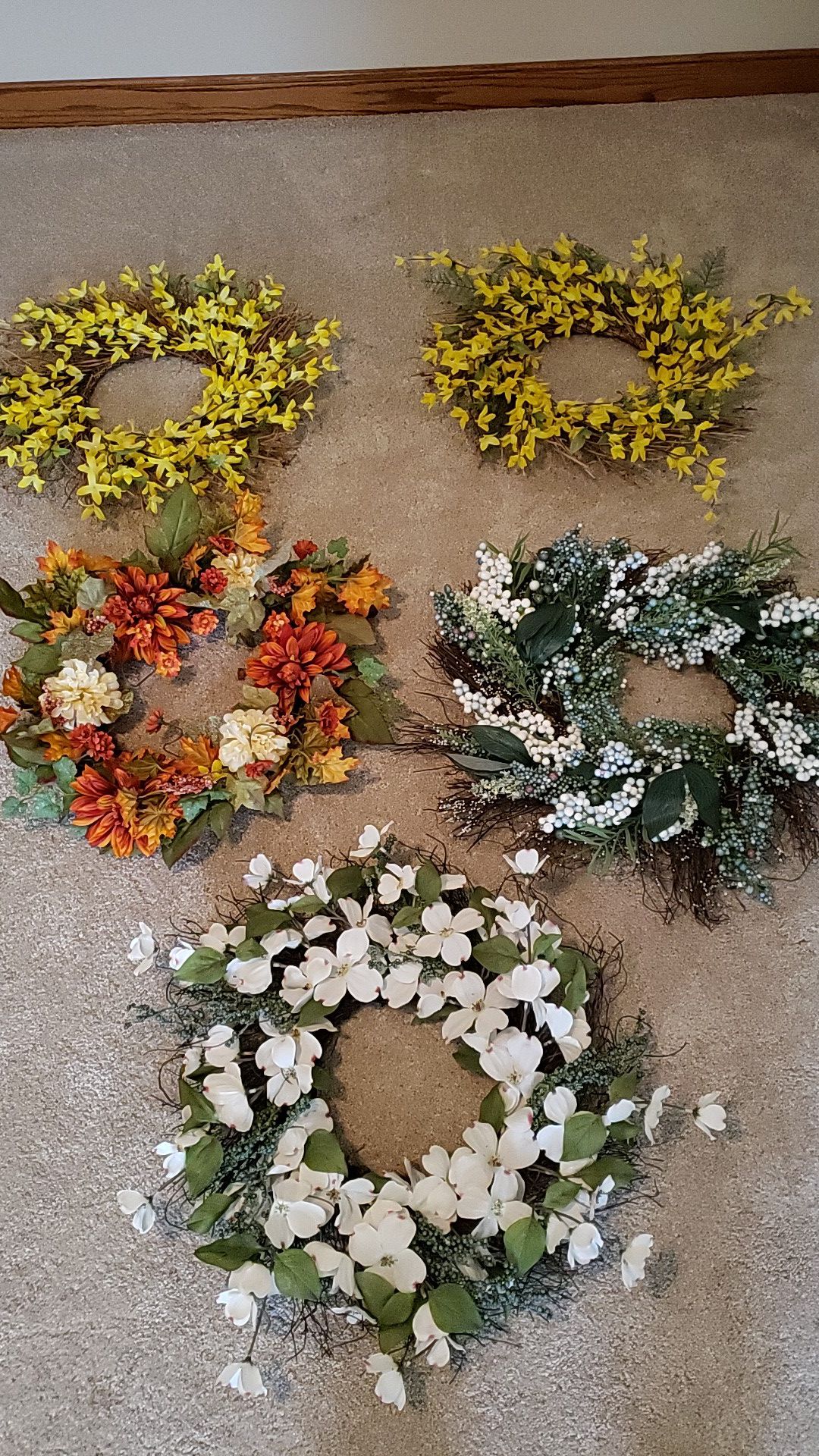 Assorted Door Wreaths