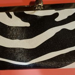 Ladies ZEBRA Wallet. New 