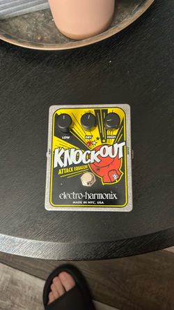 Knockout Attack Equalizer EHX Guitar Peddle
