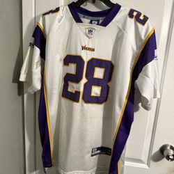 Reebok Adrian Peterson Minnesota Vikings Vintage NFL  Jersey 