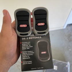 GARAGE DOOR REMOTES! 