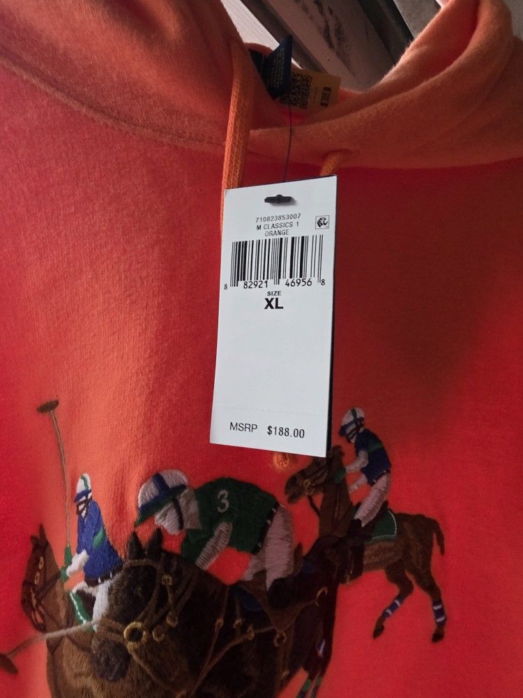 Triple-Pony Fleece Hoodie
Polo Ralph Lauren