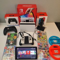 Switch OLED Bundle. NO GAMES SALE