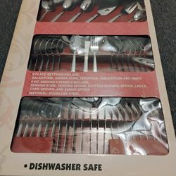 Home Collection 46-piece stainless steel flatware set