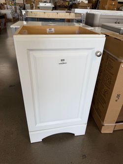 18” White Base Vanity Cabinet