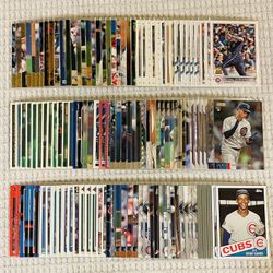 Chicago Cubs 125 Card Baseball Lot!