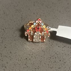 New With Tags Gingerbread House Gold Ring 7