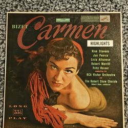 Vintage LP Vinyl Midcentury Record ALBUM  Carmen Beoadway 