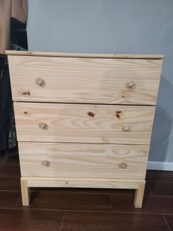 Ikea wood dresser