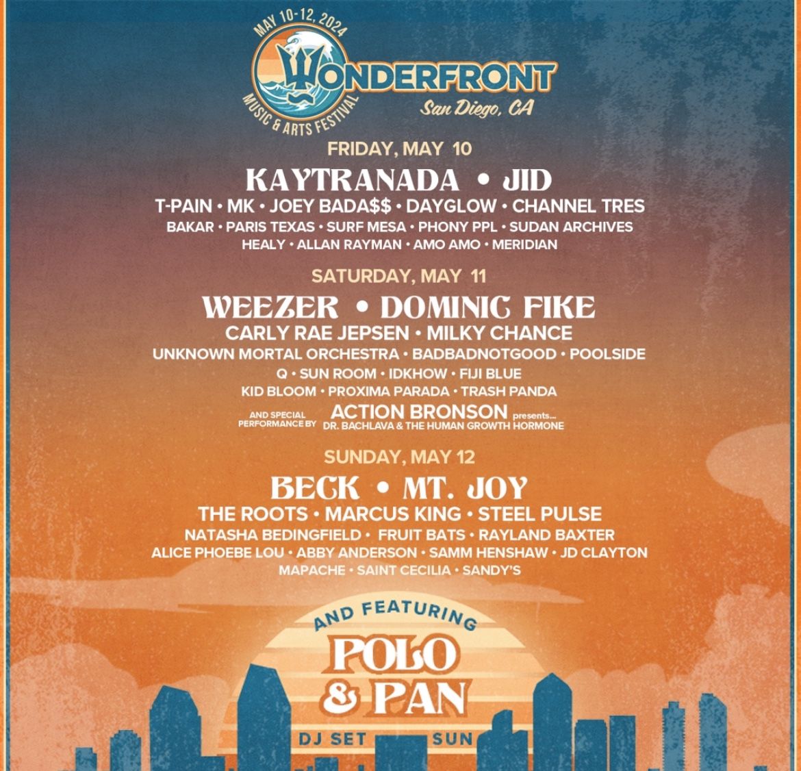 2 Saturday Wonderfront Tickets