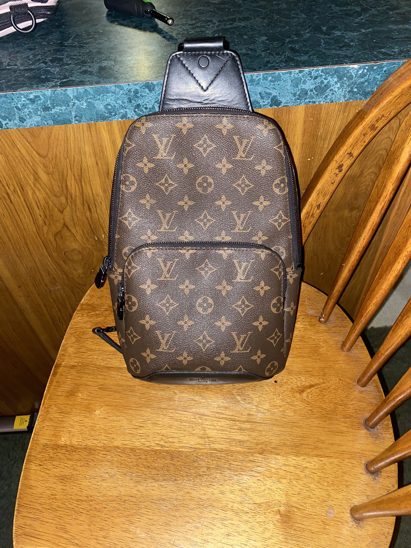 Louis Vuitton Monogram Macassar Avenue Sling Bag
